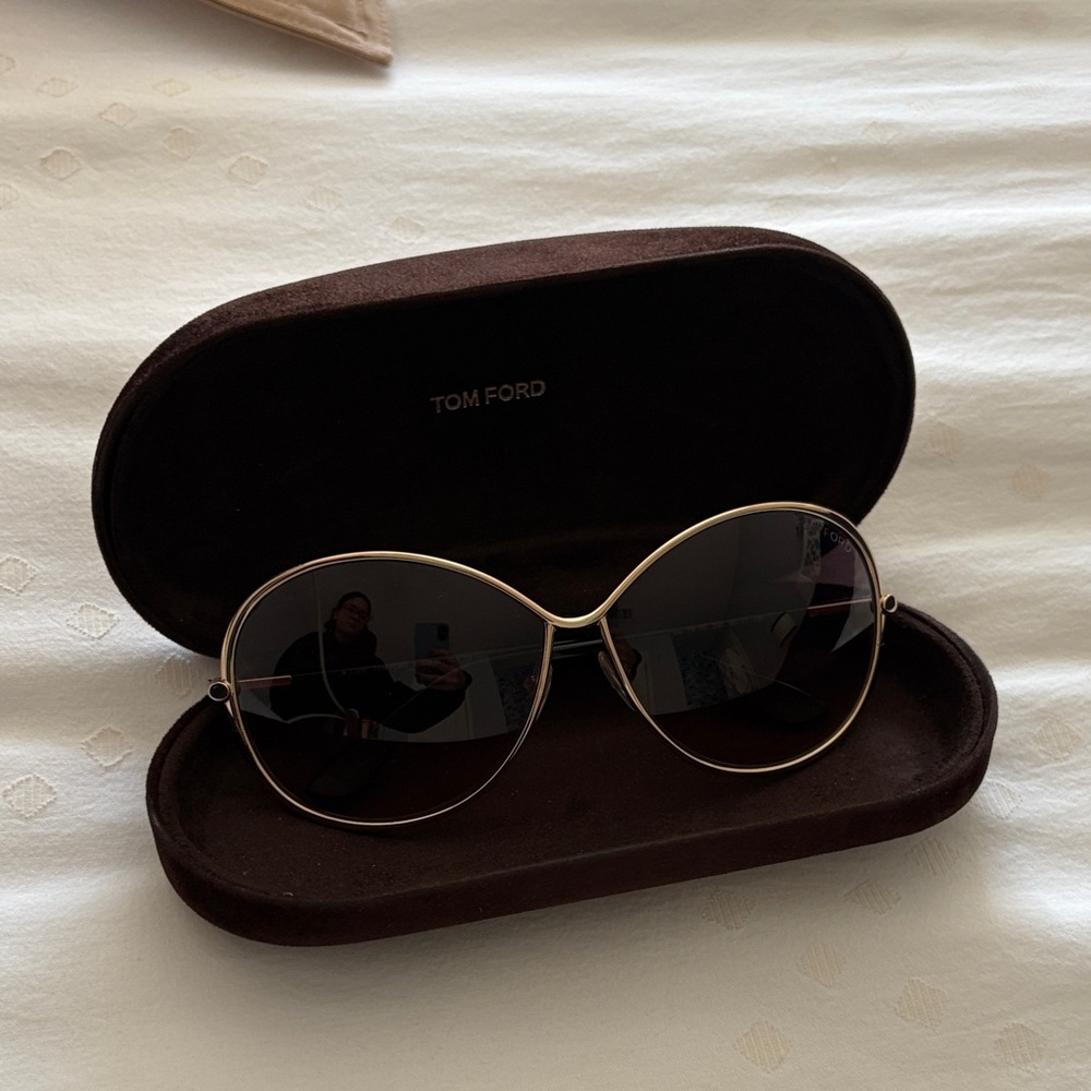 Tom Ford Black and Gold Sunglasses